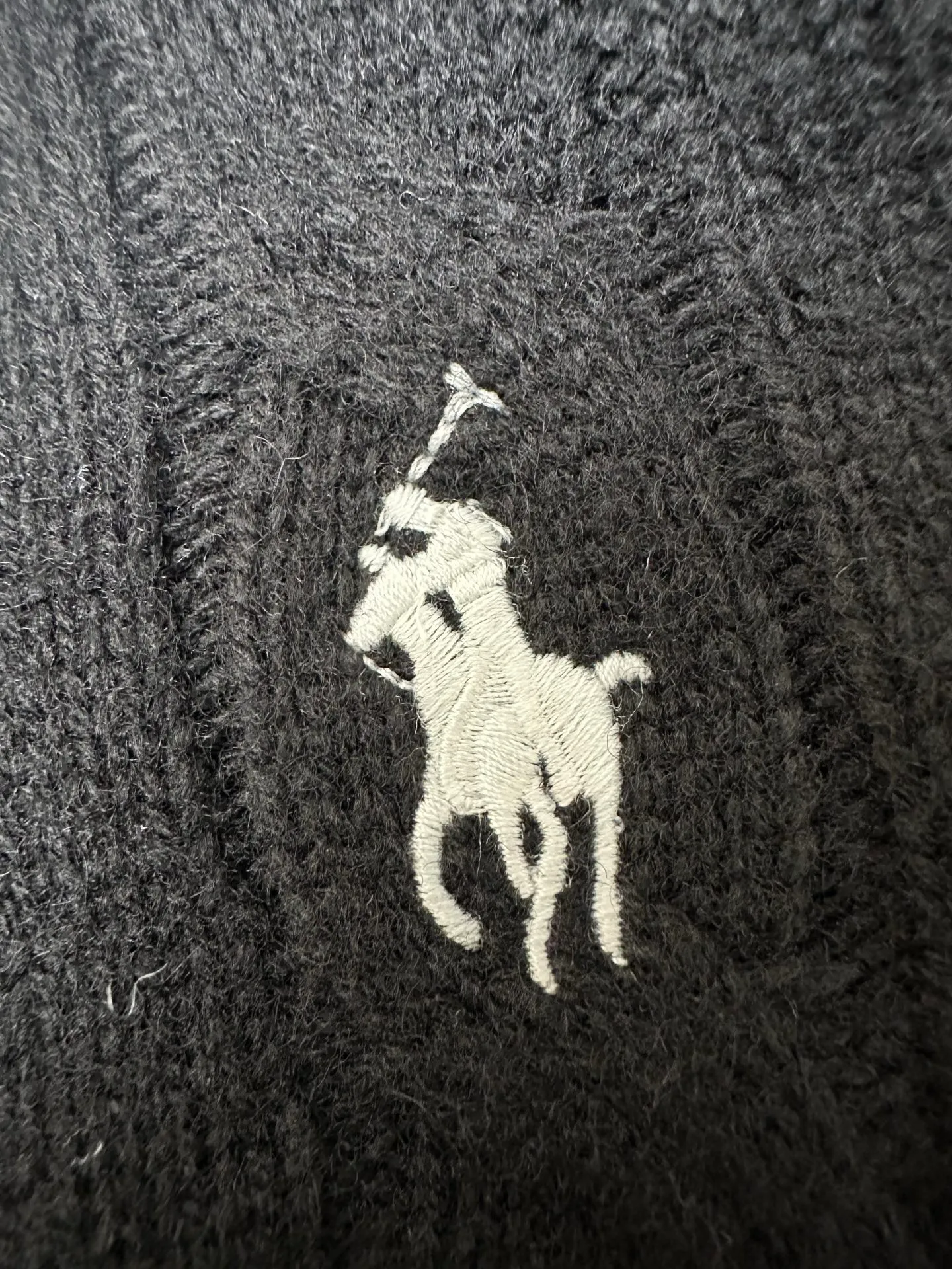 🅿️520 Polo Ralph Lauren 25ss solid color stand collar half zipper long sleeve sweater Size: S M L XL